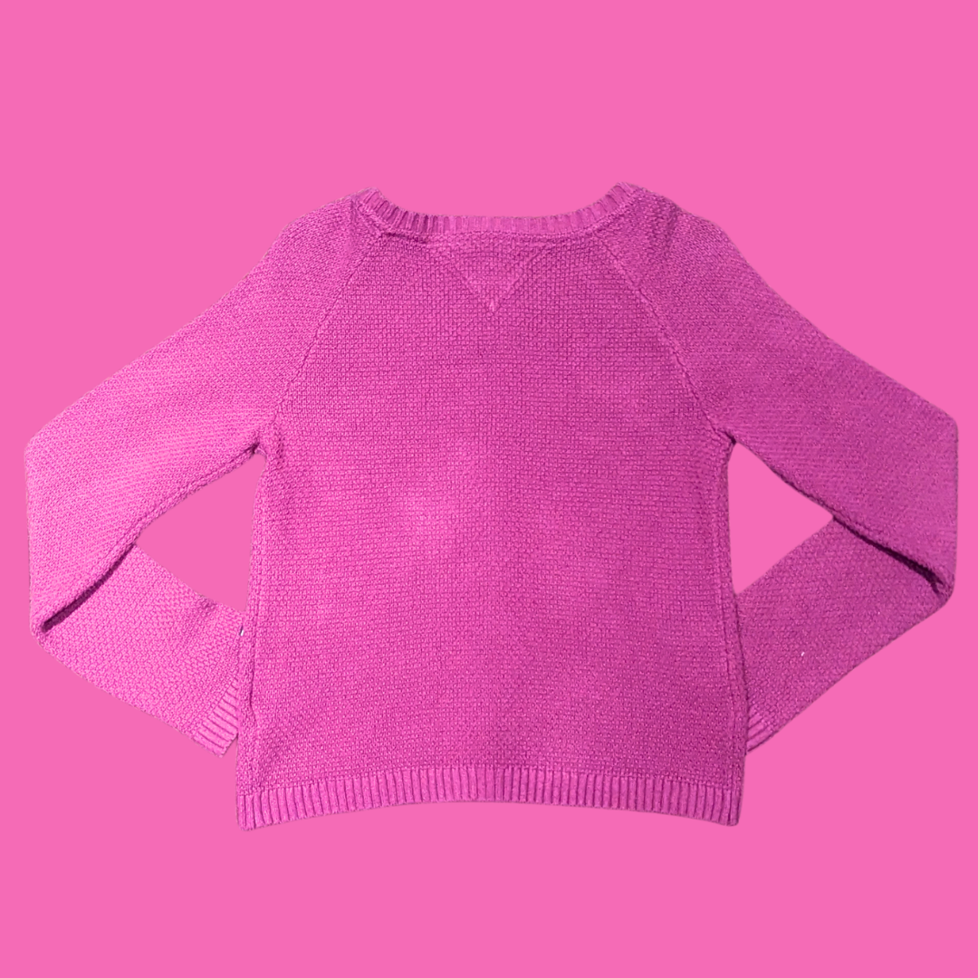 Purple Knit Cardigan/Sweater Size M for Girls
