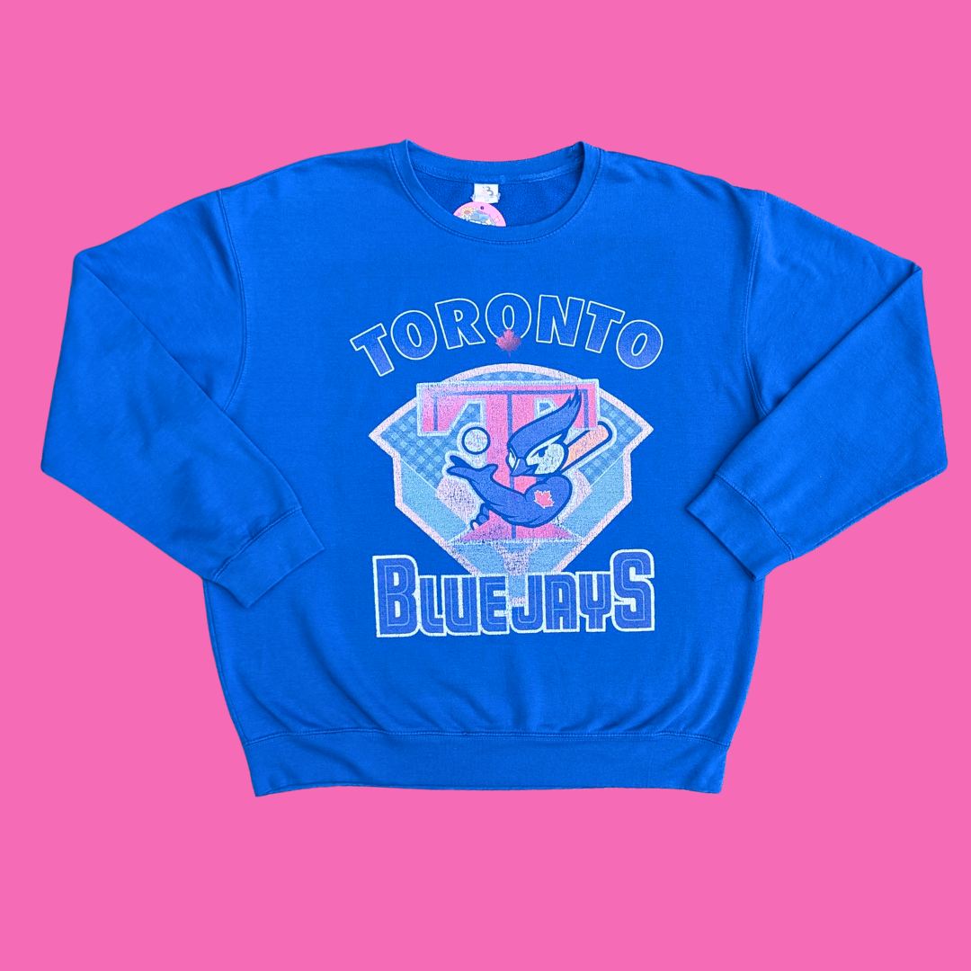 Toronto Blue Jays, Blue Crewneck Size L