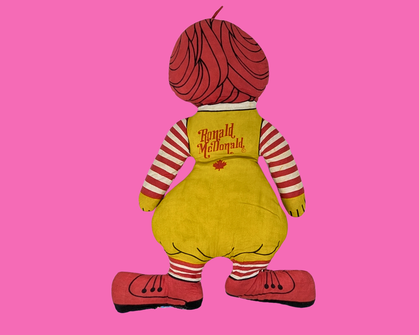 Vintage 1970's Collectible Ronald McDonald Plush