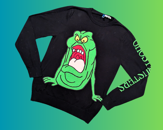 Pull Ghostbusters en tricot Y2K, taille M