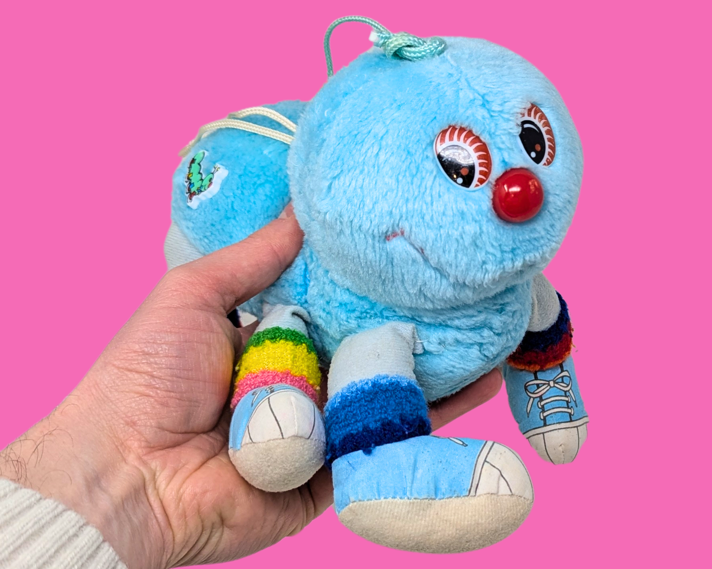 Peluche vintage des années 1980 avec beaucoup de jambes