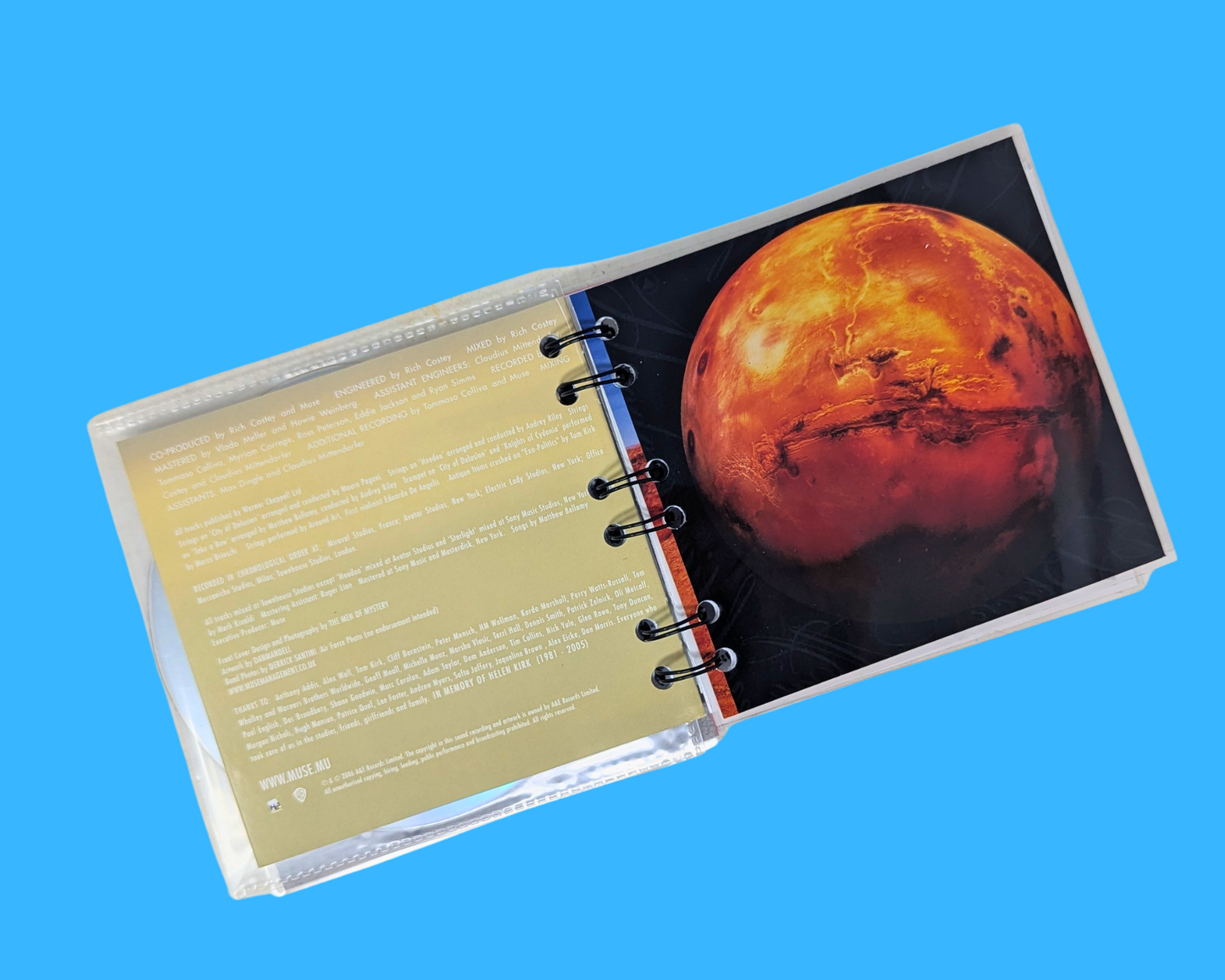 Muse, Black Holes and Revelations CD Notebook