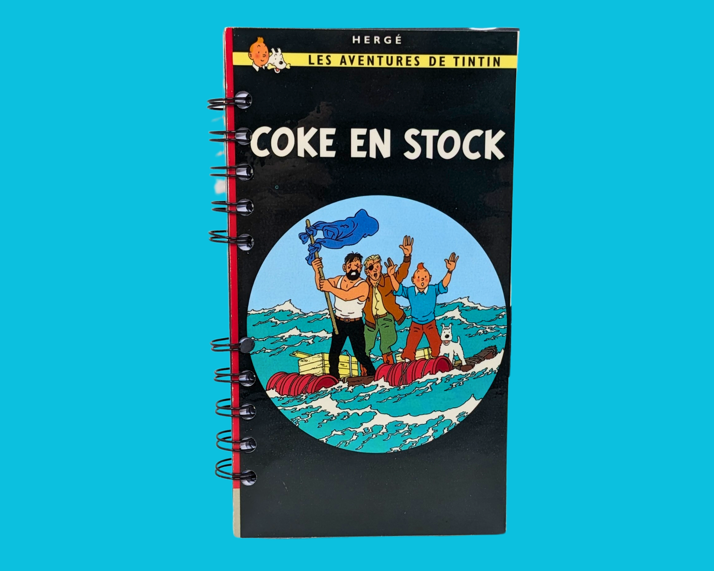 Tintin Coke en Stock VHS Movie Notebook