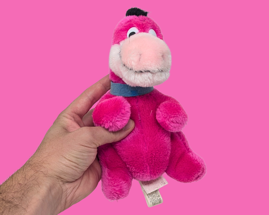 Peluche Dino des Pierrafeu vintage des années 1980