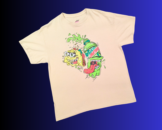 Y2K Official Mountain Dew T-Shirt Size L