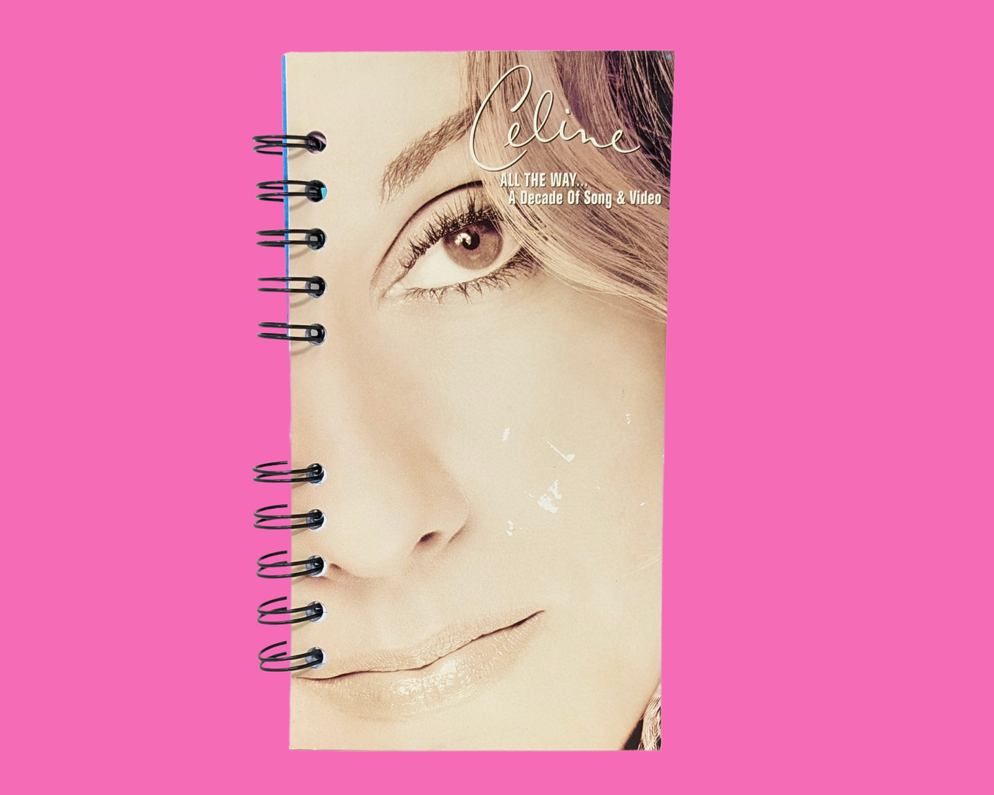 Celine, All The Way VHS Movie Notebook