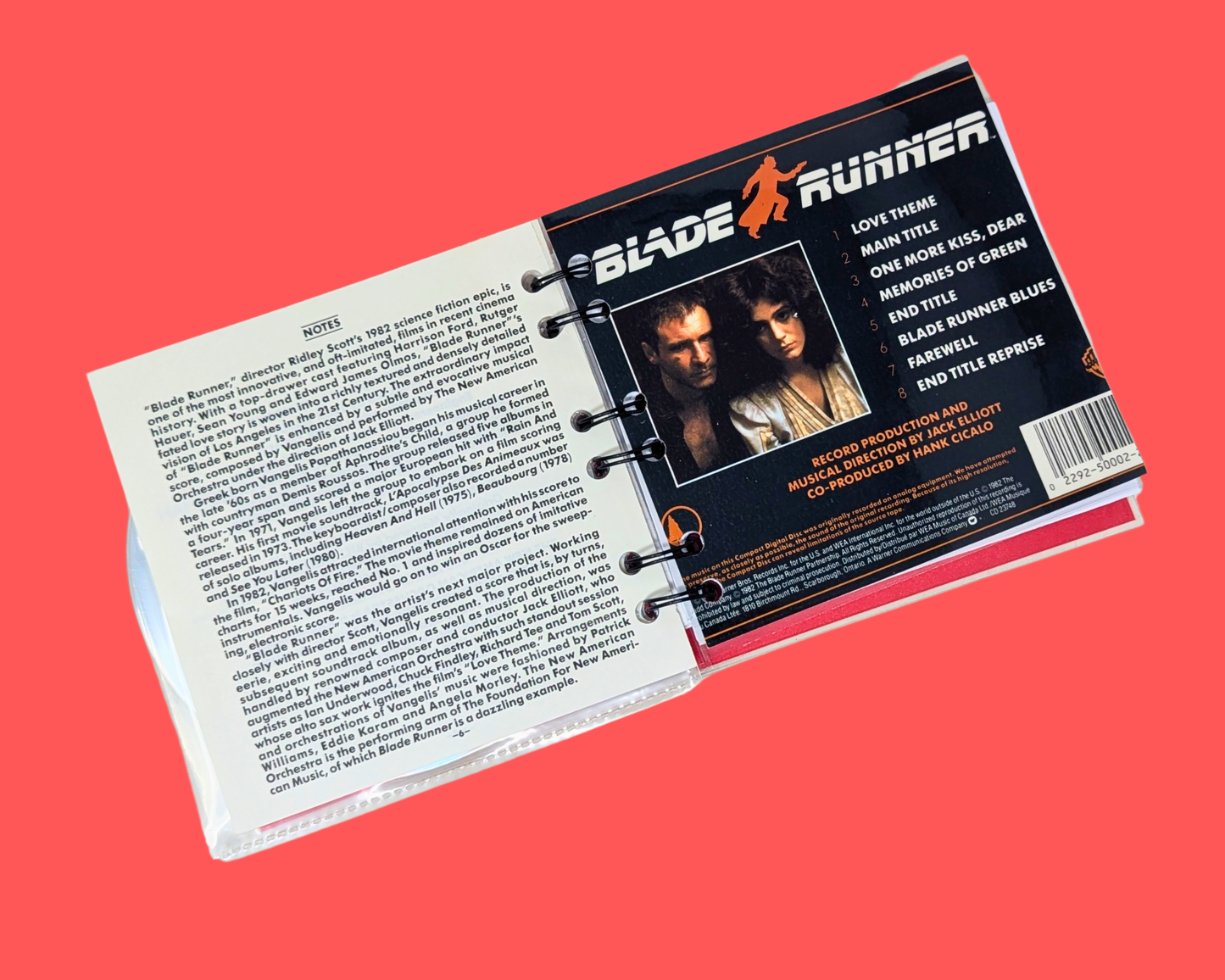 Blade Runner Soundtrack CD Notebook