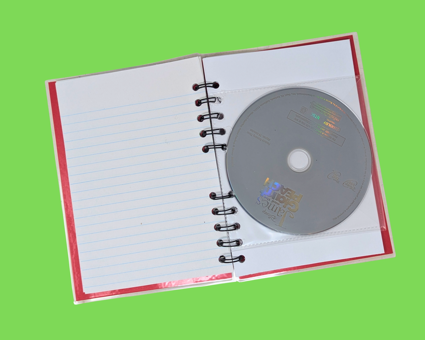 James and the Giant Peach DVD Movie Notebook