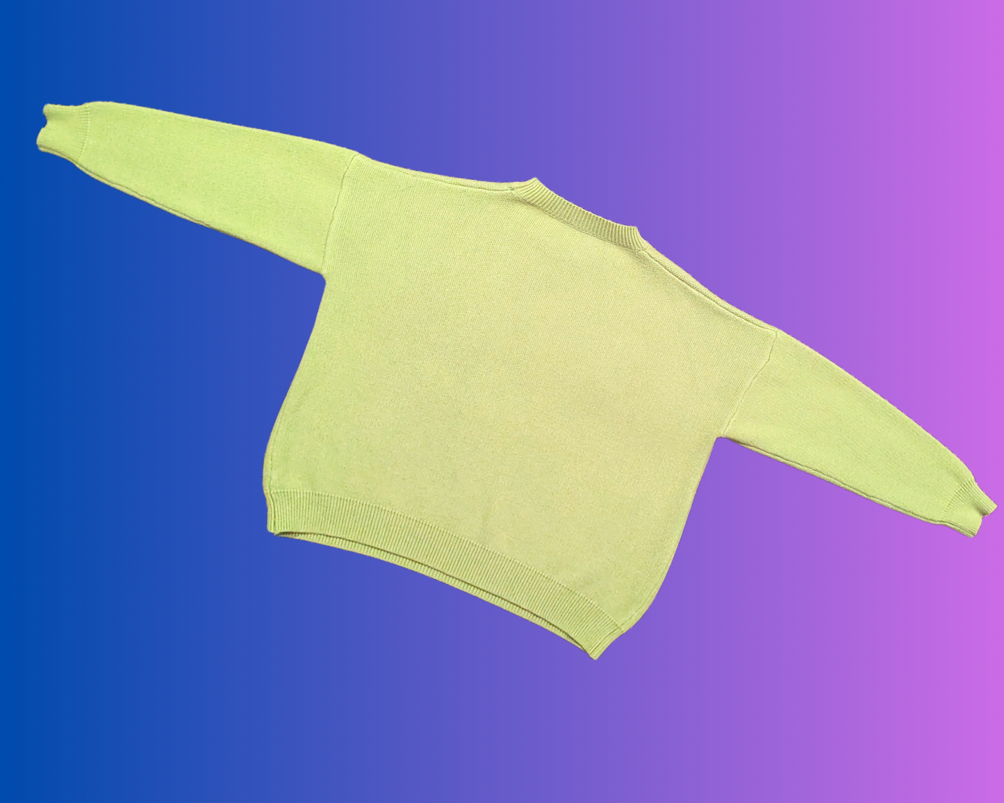 Y2K Dinosaur Green Sweater Size M
