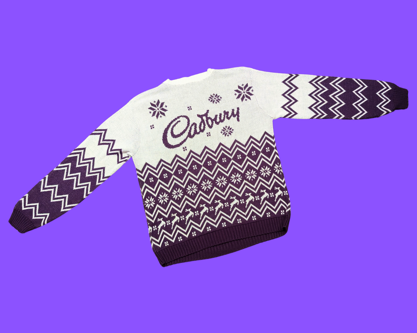 Y2K Cadbury Chocolates Knit Sweater Size L
