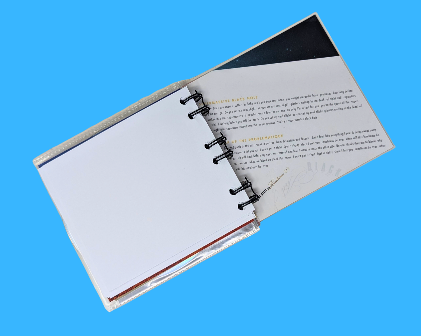 Muse, Black Holes and Revelations CD Notebook