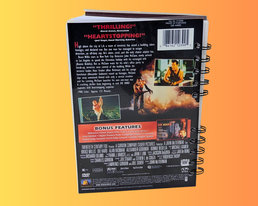 Die Hard DVD Movie Notebook