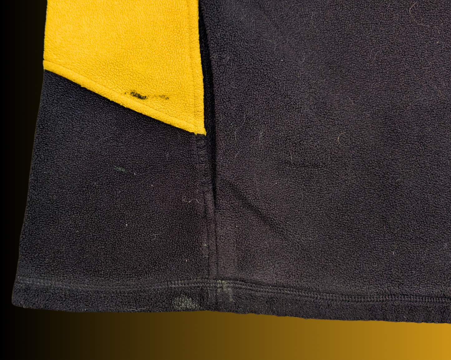 Y2K Black and Yellow Can-Am Team Fleece Size 2XL