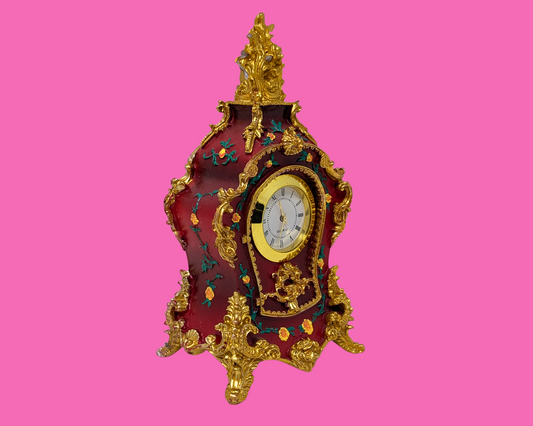 Petite horloge décorative vintage des années 1990, non fonctionnelle