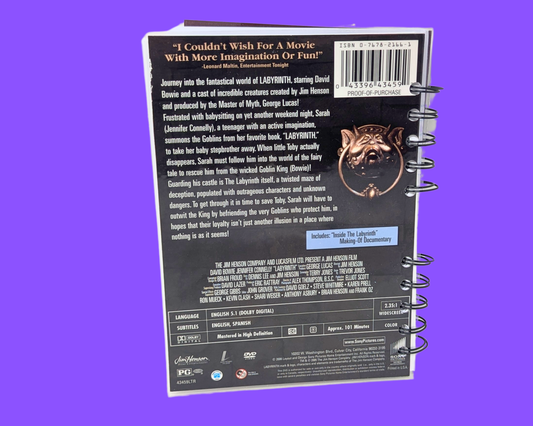 Labyrinth DVD Movie Notebook