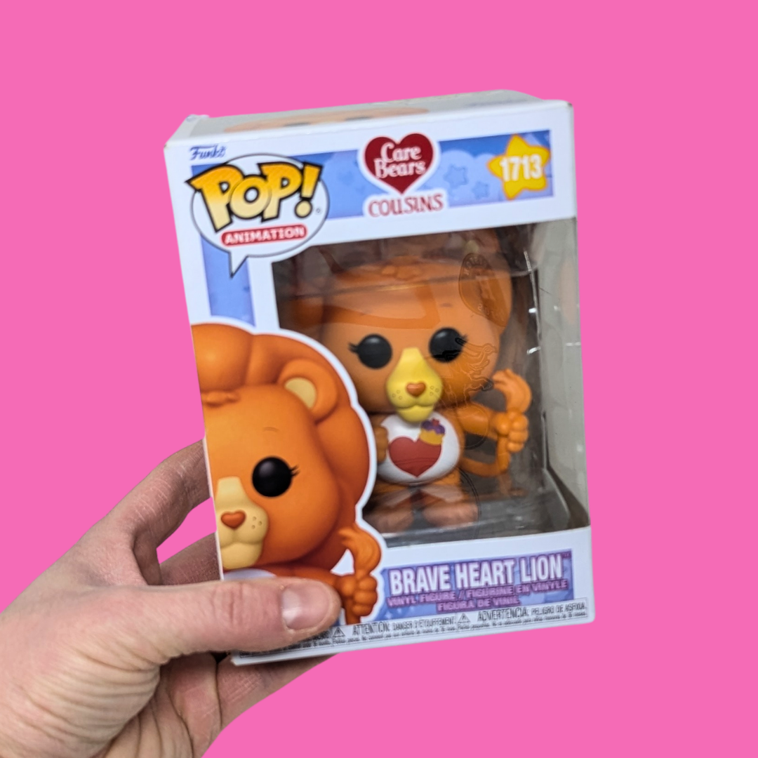 Figurine Pop! Animation Care Bears Cousins ​​de collection n° 1713, sous blister.