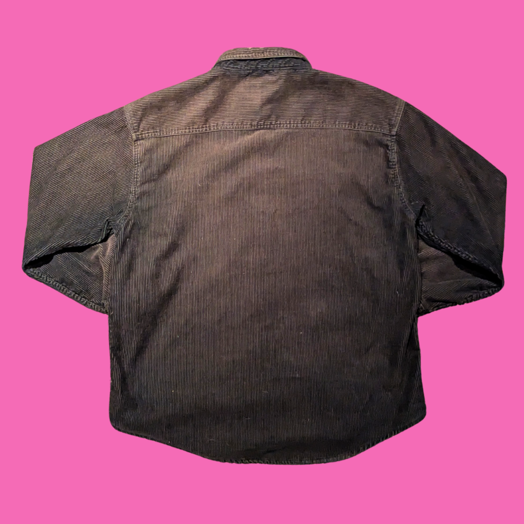 Vintage 1990's Brown Corduroy Levi's Shirt Size XL
