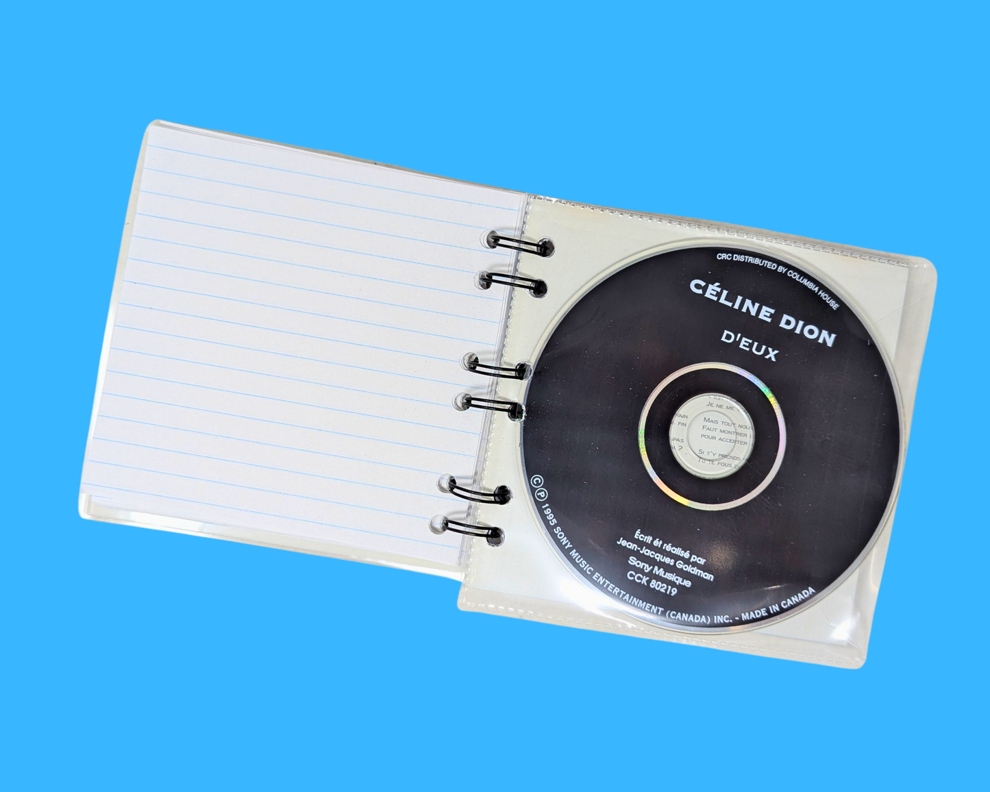 Céline Dion, D'eux CD Notebook