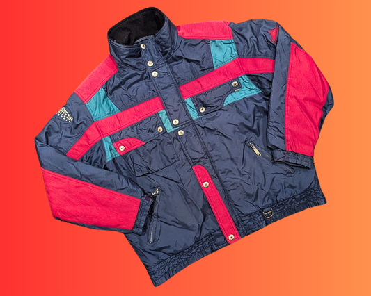 Vintage 1990's K-Way Whistler Mountain, Light Winter Jacket Size L