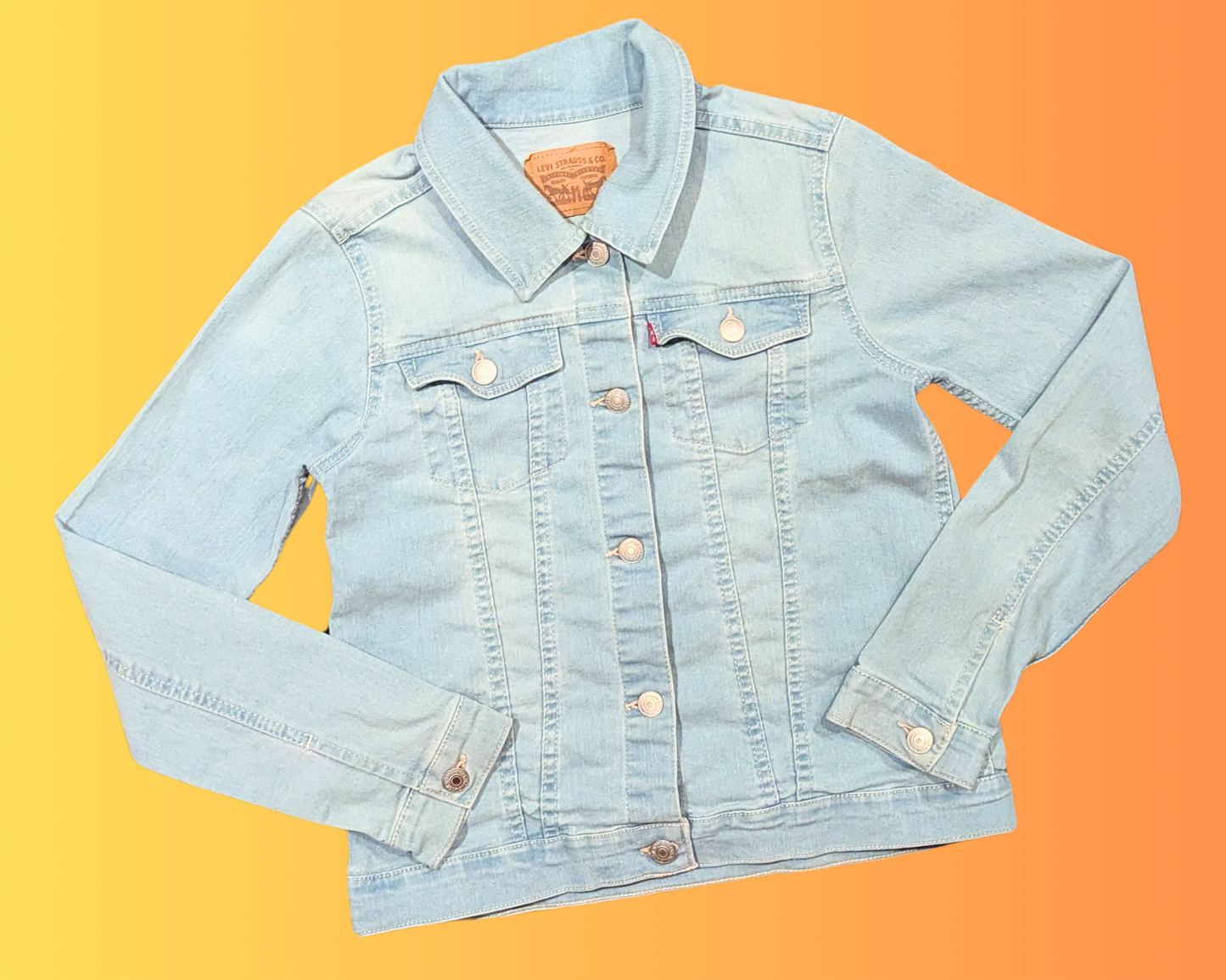 Handmade, Upcycled Backstreet Boys Denim Jacket Size 14-16 Years Old, Size S