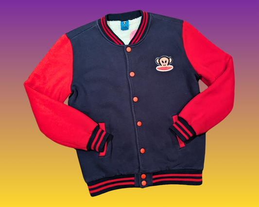 Y2K Red and Blue Paul Frank Jacket Size XL