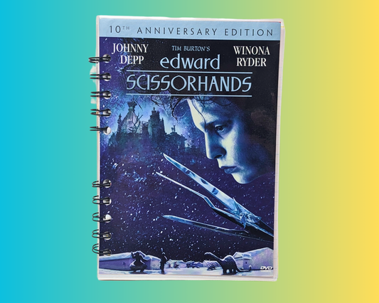 Edward Scissorhands DVD Movie Notebook