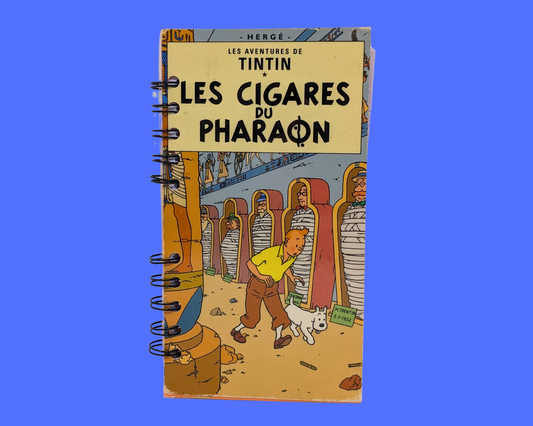 Tintin et Les Cigares du Pharaon VHS Movie Notebook