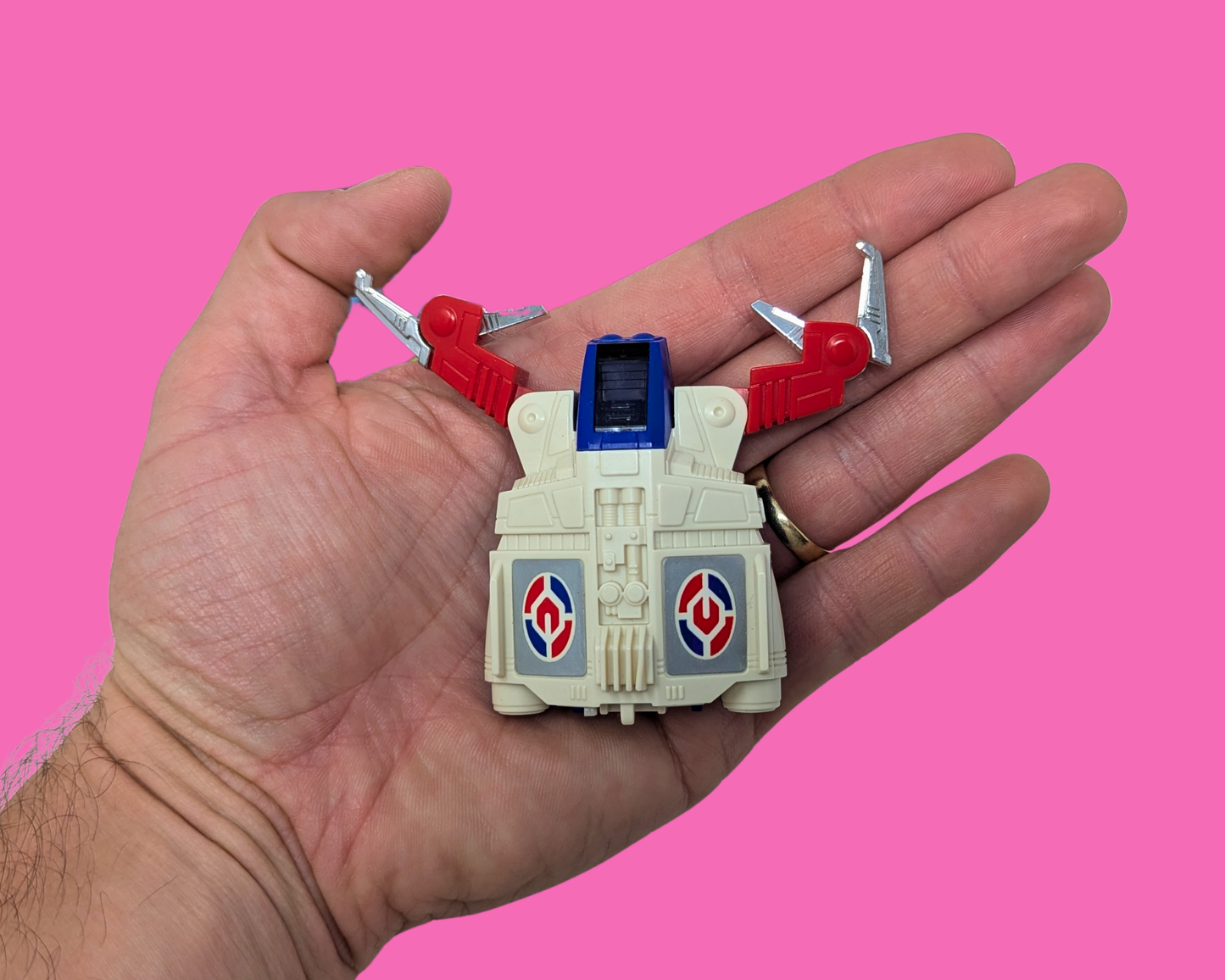 Vintage 1985 McDonald's Commando Gamma Velostella Transformer Toy with Box