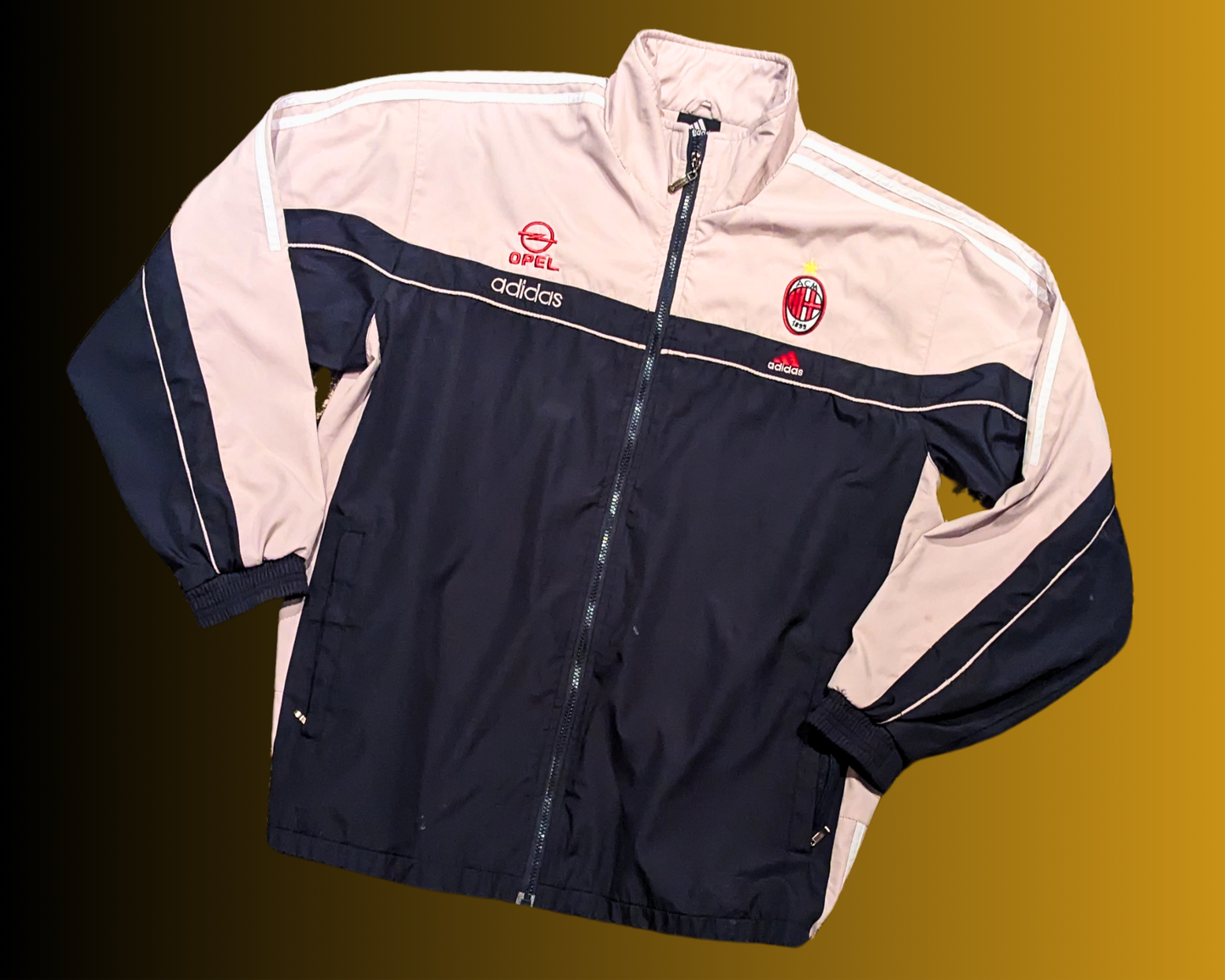 Y2K Adidas, Milan AC Light Jacket Size XXXL