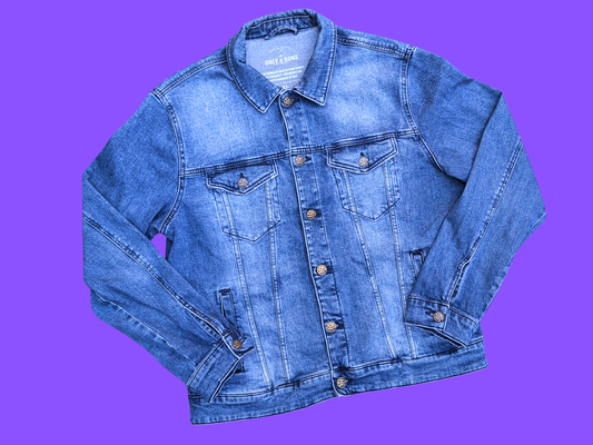 Handmade, Upcycled Led Zeppelin Jacket Size XL