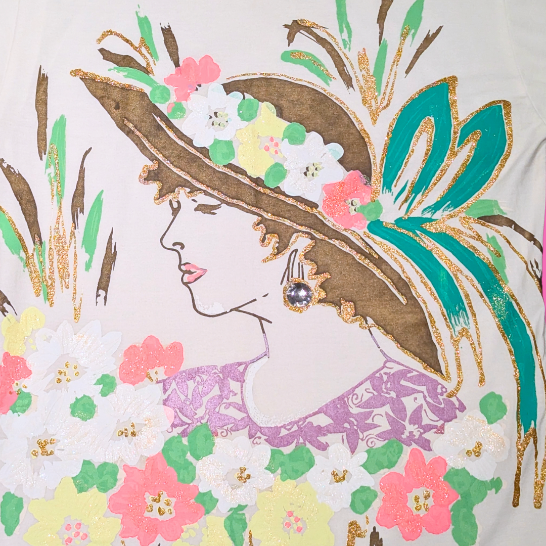 Painting of a Woman T-Shirt Size M