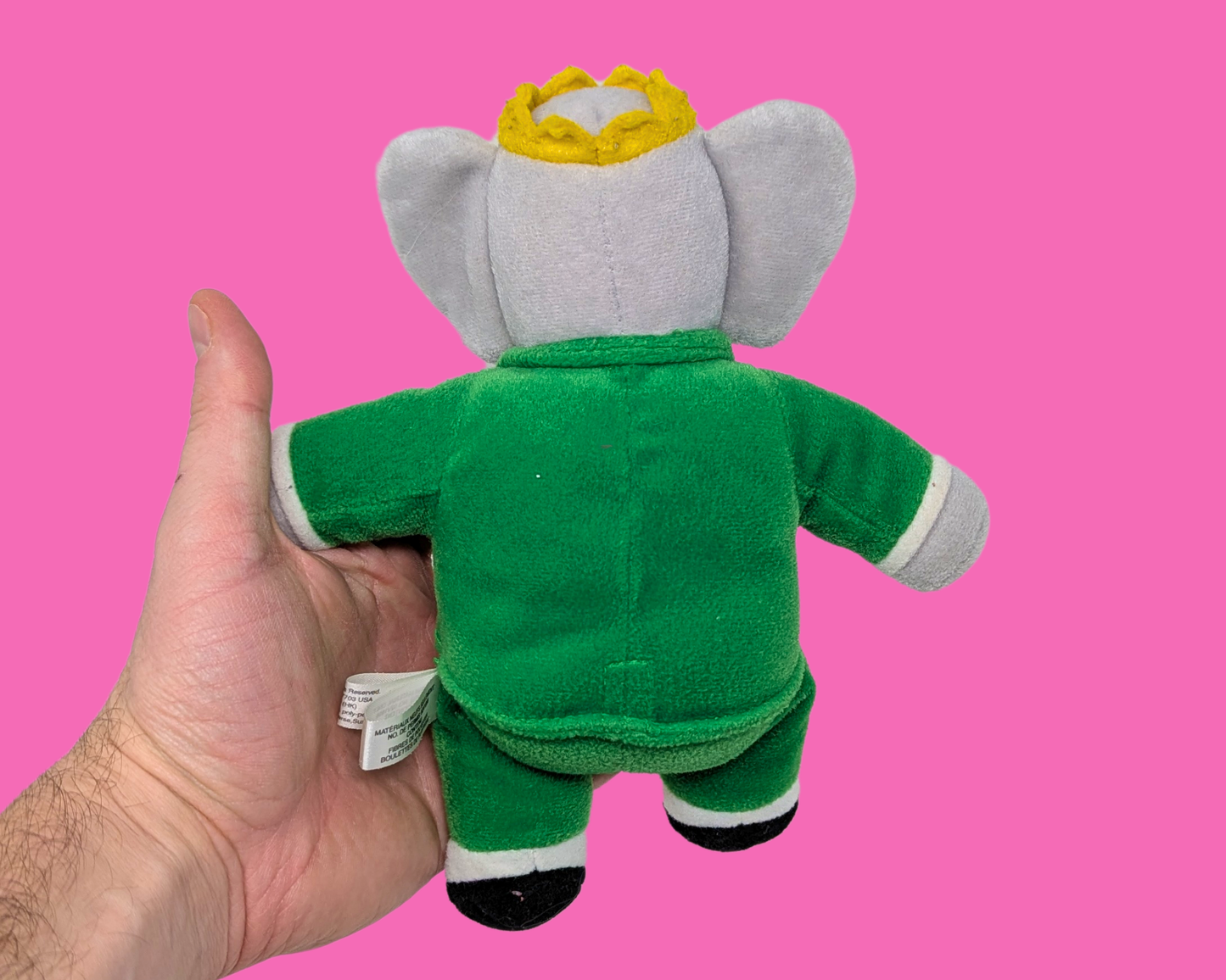 Small Vintage 1990's Babar Plush Toy