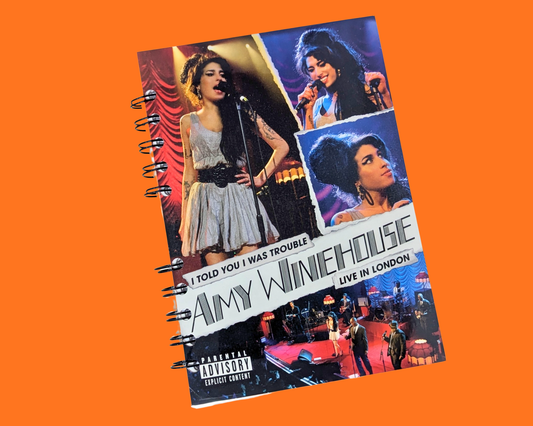 Amy Winehouse Live in London DVD Movie Notebook