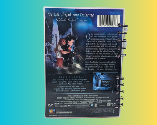 Edward Scissorhands DVD Movie Notebook