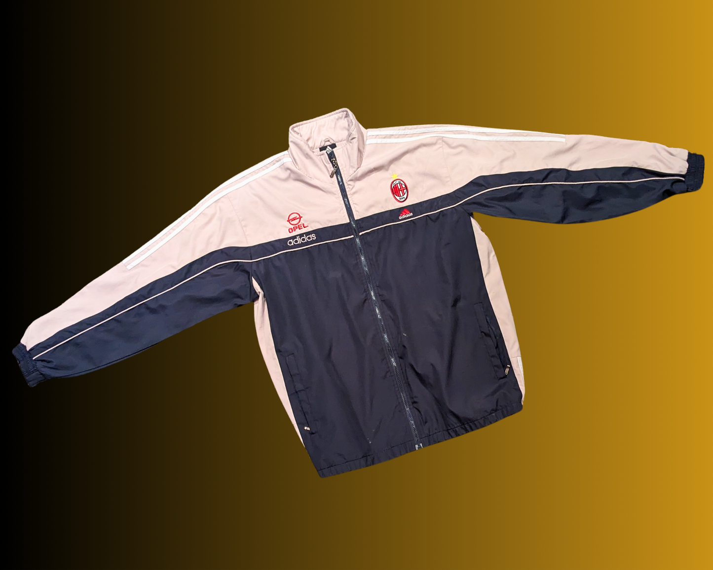 Y2K Adidas, Milan AC Light Jacket Size XXXL
