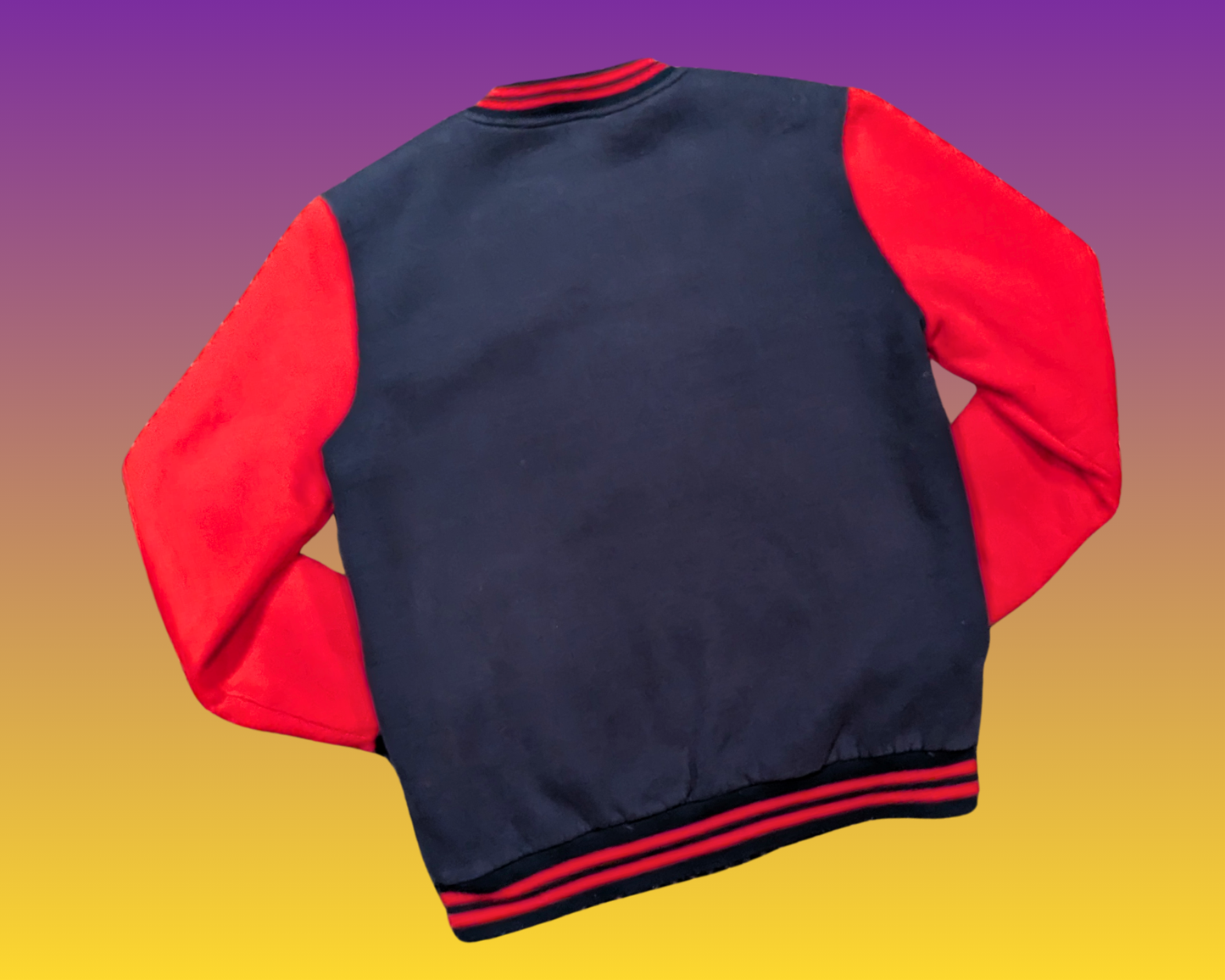 Y2K Red and Blue Paul Frank Jacket Size XL