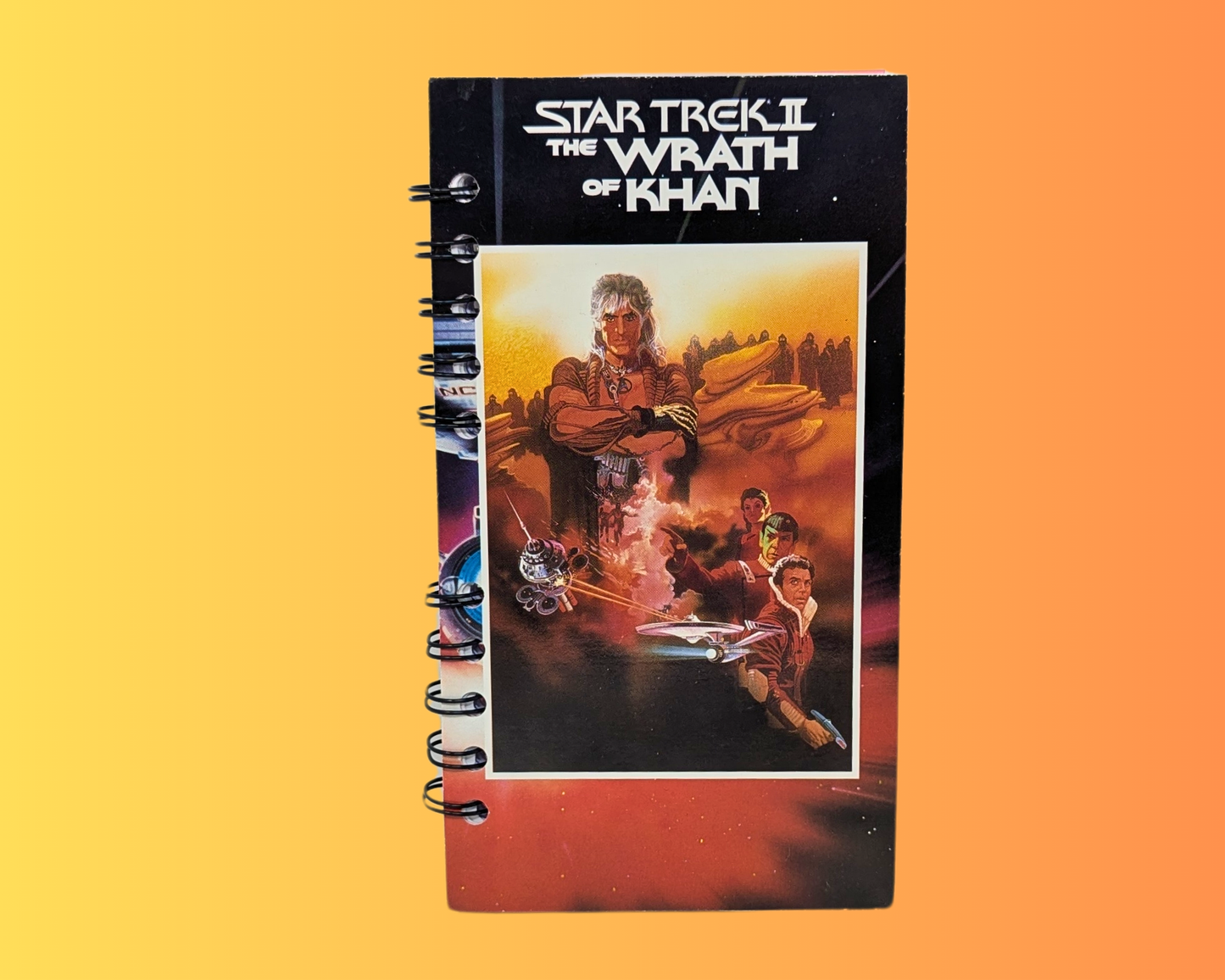 Star Trek II The Wrath of Khan VHS Movie Notebook
