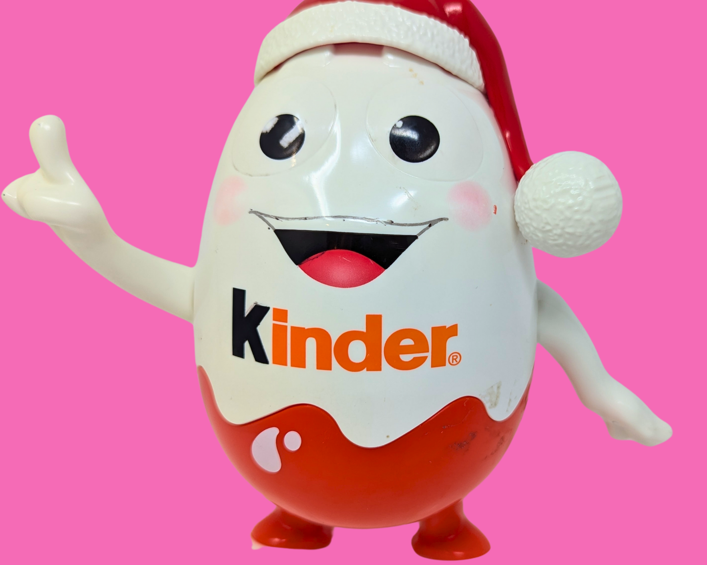 Tirelire en plastique Kinder Surprise de Noël