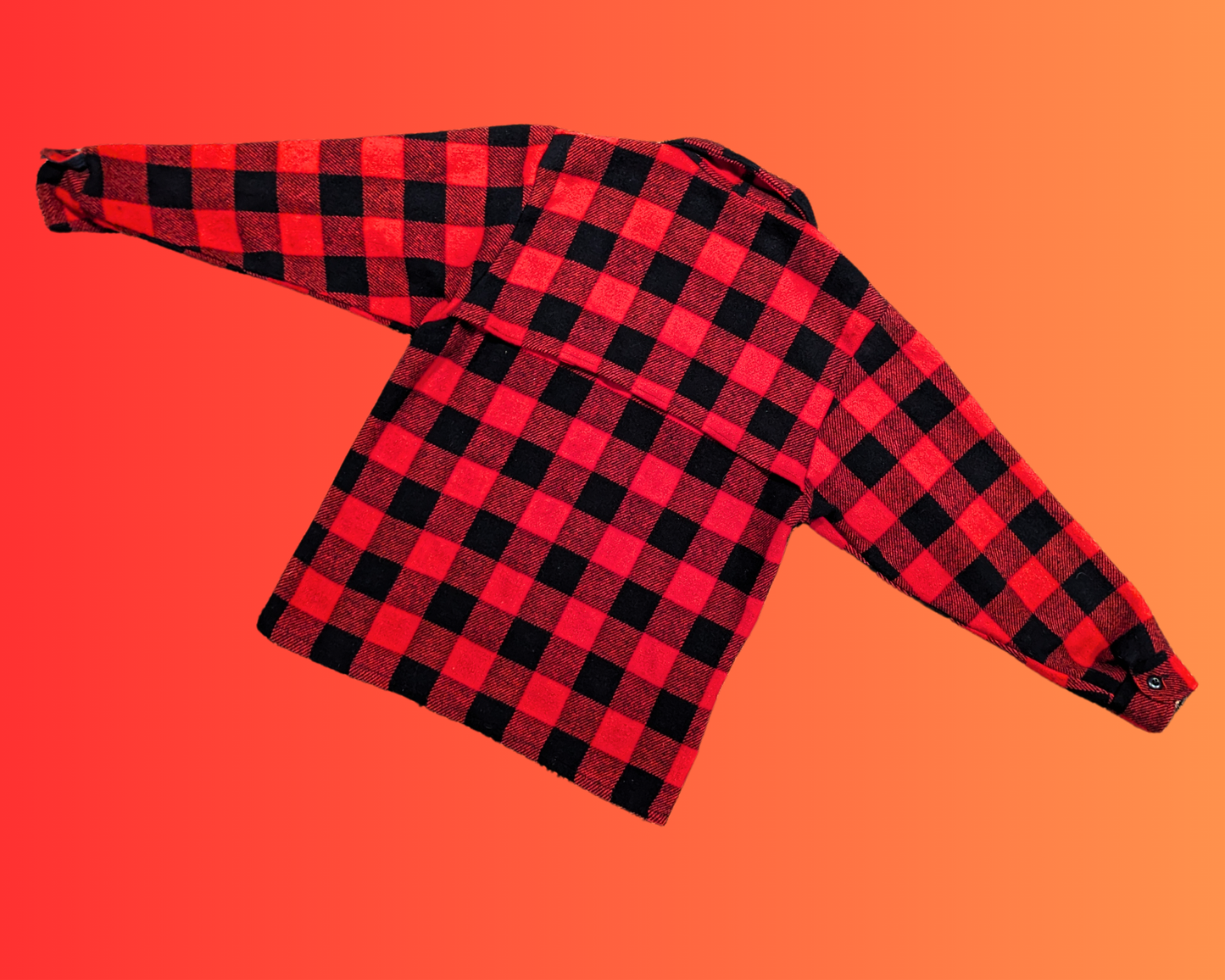 Vintage 1990's Big Bill, Red and Black Plaid Shirt Size XL