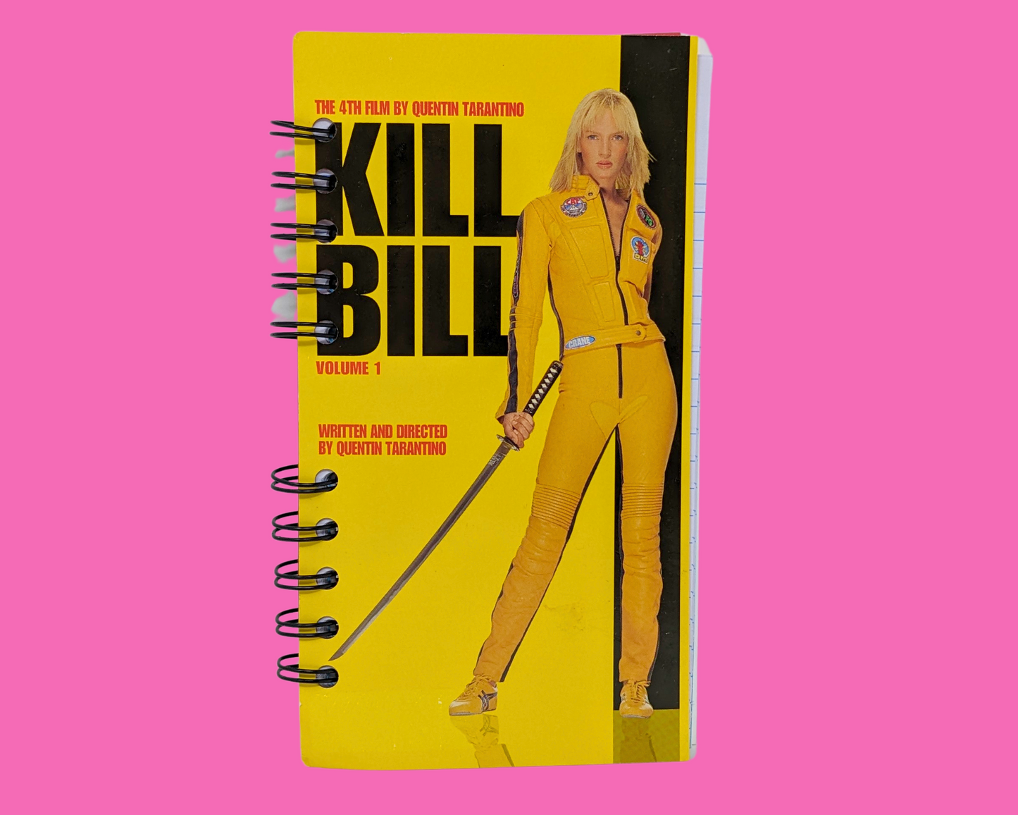 Kill Bill VHS Movie Notebook