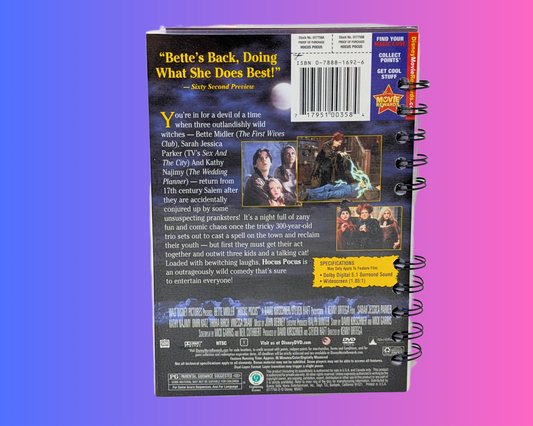 Hocus Pocus DVD Movie Notebook