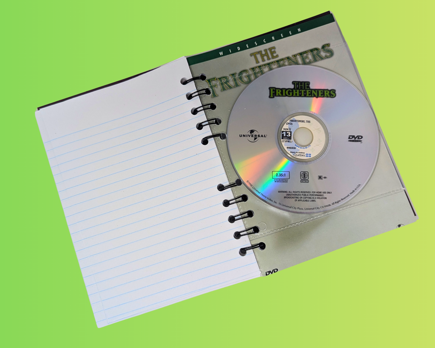 Carnet de notes du film DVD The Frighteners