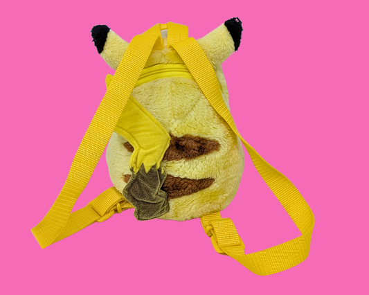 Sac à dos en peluche Pokémon Pikachu vintage des années 1990