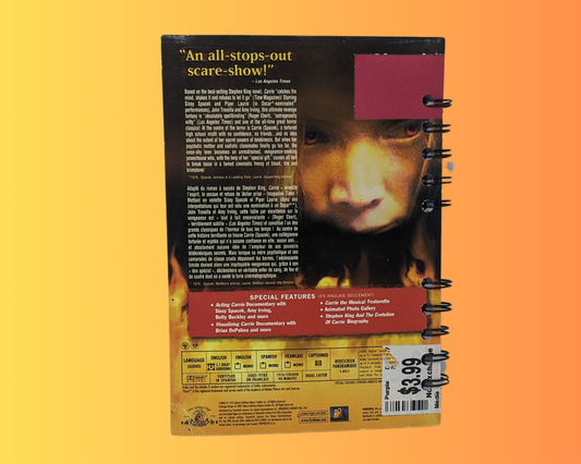 Carrie DVD Movie Notebook