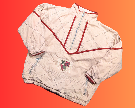 Y2K Beige Puffer Jacket by Killtec Sports and Fashion Size L