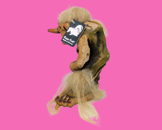 Handmade, Collectible Fosse-Troll Made in Norway with Original Tags