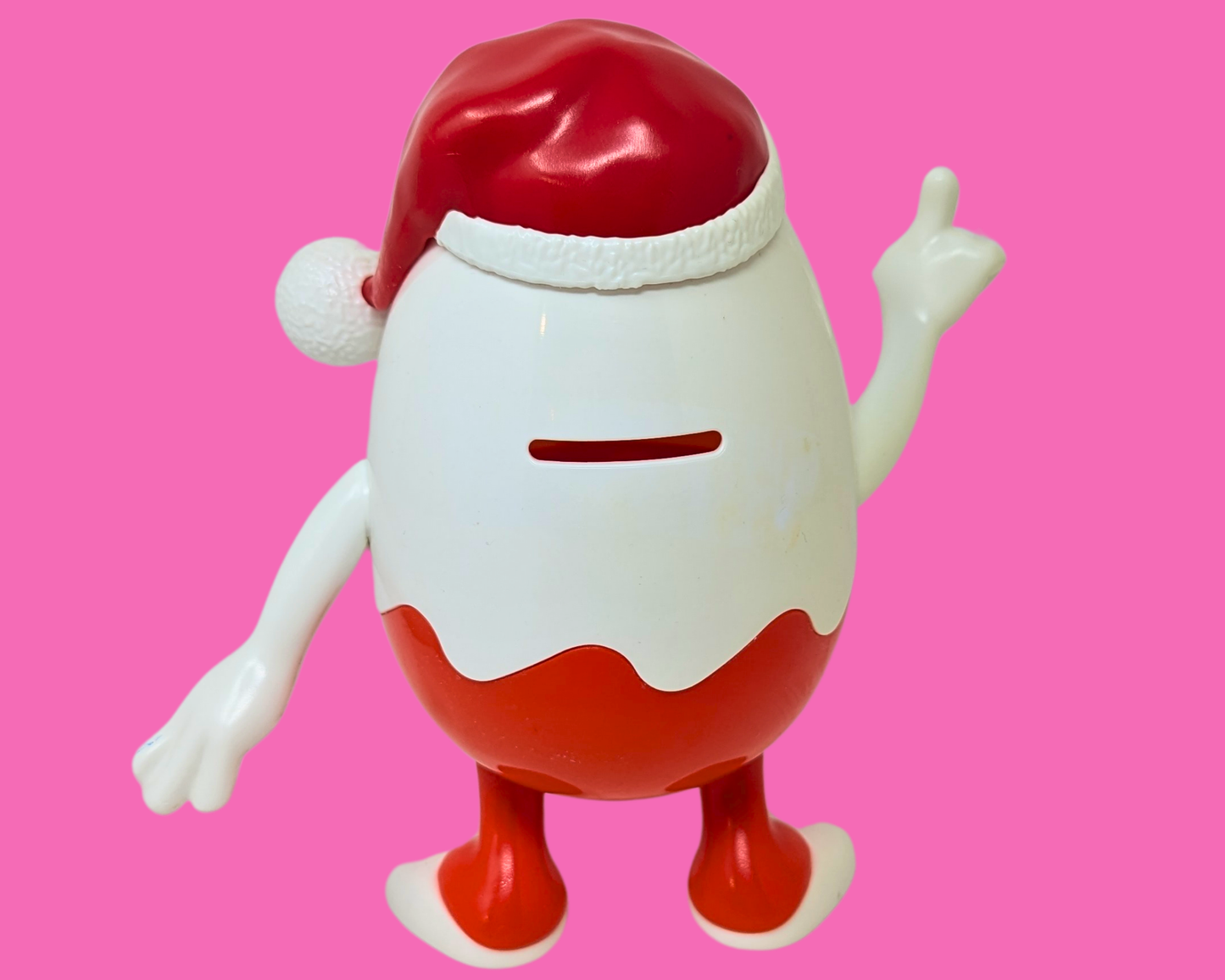 Tirelire en plastique Kinder Surprise de Noël