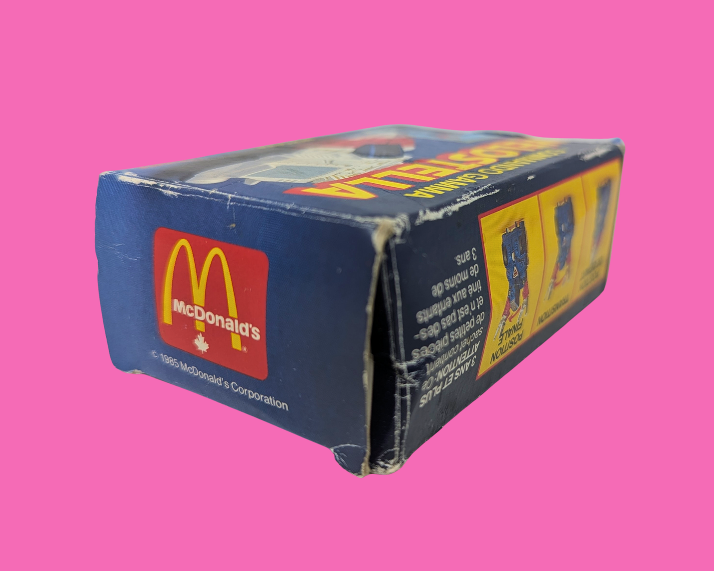 Vintage 1985 McDonald's Commando Gamma Velostella Transformer Toy with Box