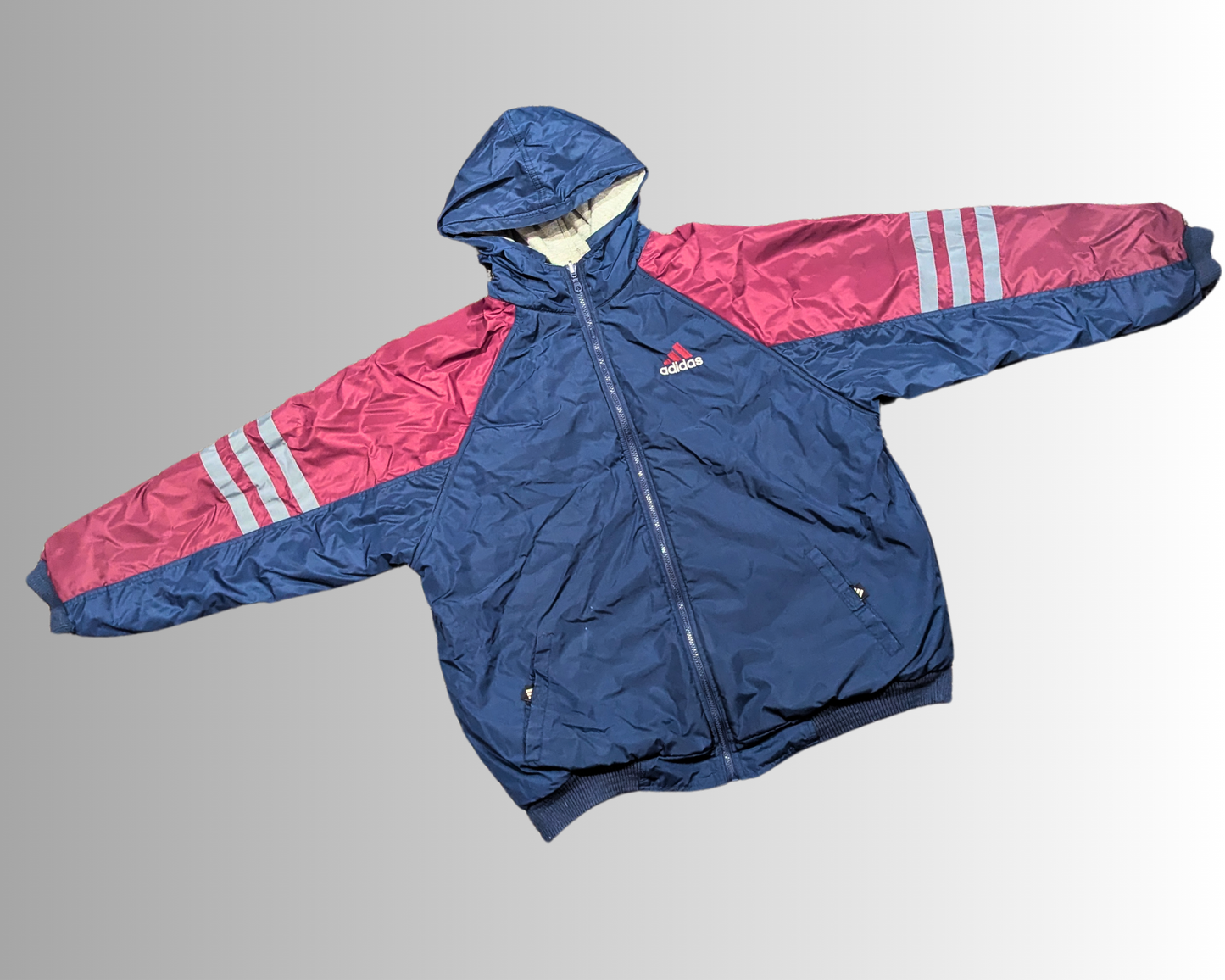 Vintage 1990's Reversible Adidas Sports Jacket Size XL