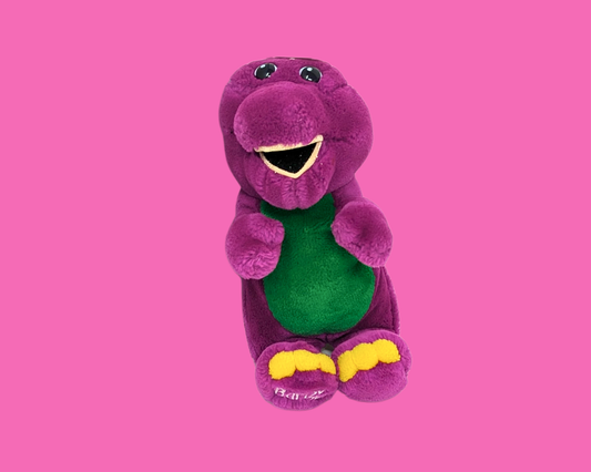 Petite peluche Barney vintage des années 1990
